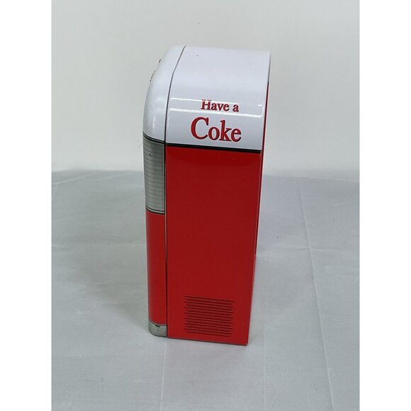 Coca-Cola Miniature Vending Machine Tin Canister Collectible - Picture 4 of 5